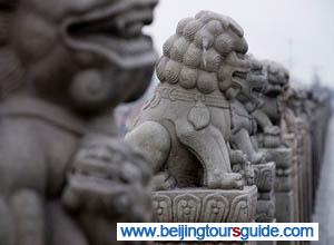 Stone Lions at Lugou Bridge